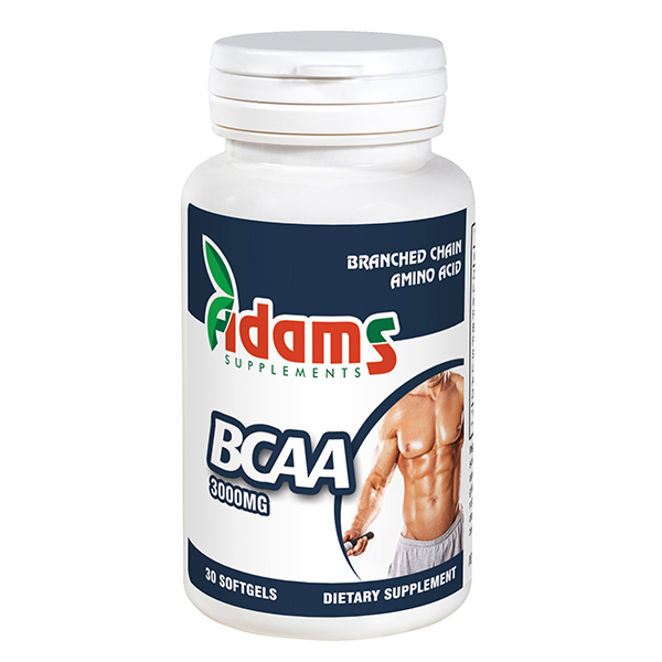BCAA 3000 mg Adams Supplements - 30 tablete