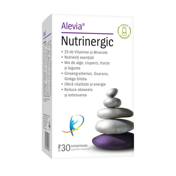 Nutrinergic - cu 70 ingrediente active Alevia - 30 comprimate