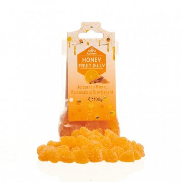 Jeleuri cu miere, portocale si scortisoara Apidava - 100 g