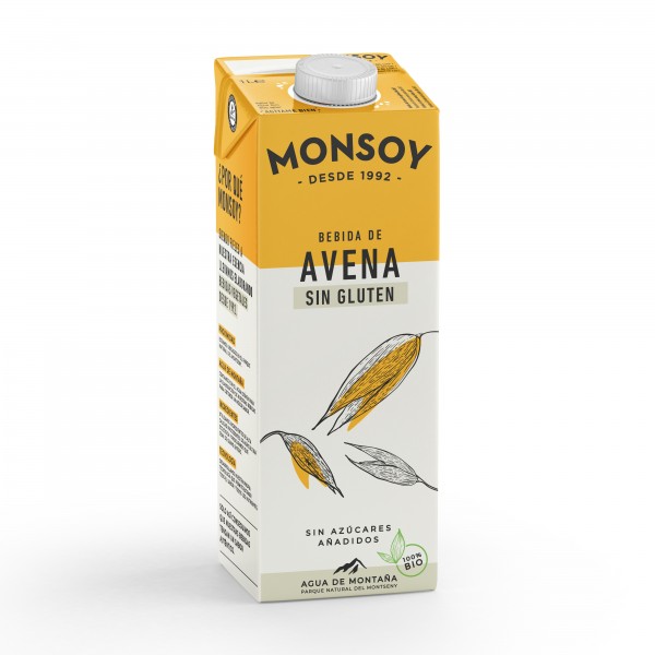 Bautura ovaz (fara zahar, fara gluten) BIO Monsoy - 1 litru