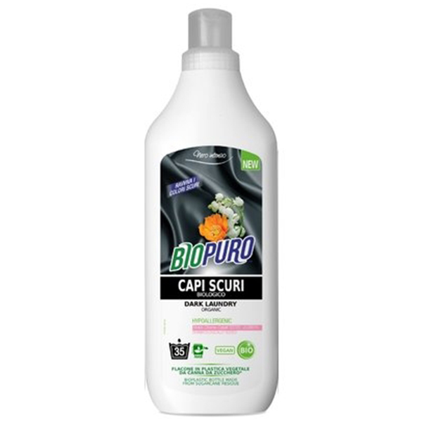 Detergent hipoalergen pentru rufe negre ECO Biopuro - 1 litru