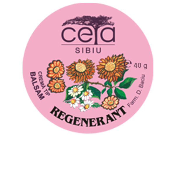 Unguent regenerant (arnica, nuc, musetel, galbenele) Ceta Sibiu - 40 g