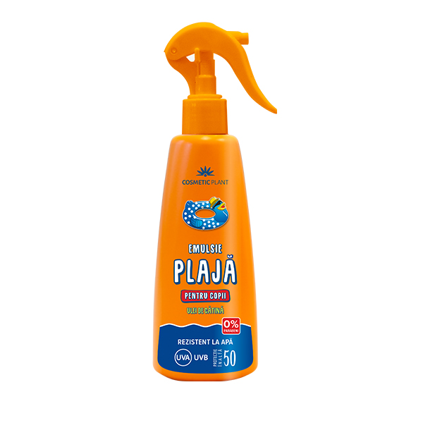 Emulsie de plaja pentru copii FP 50 (spray) Cosmetic Plant - 200 ml