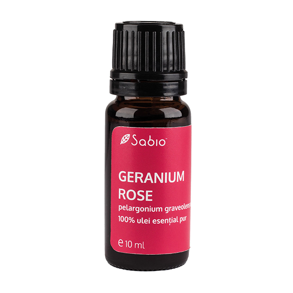 Ulei esential pur de geranium rose Sabio Cosmetics - 10 ml