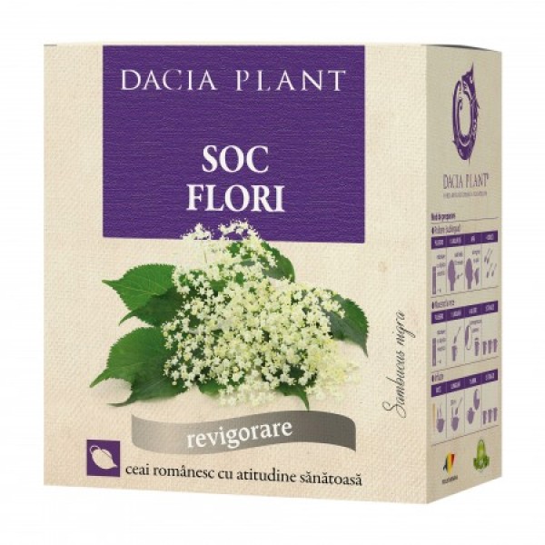 Ceai flori de soc Dacia Plant - 50 g