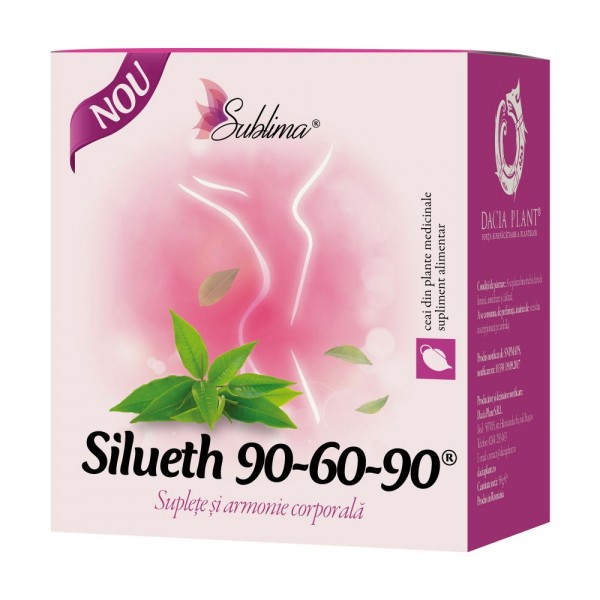 Ceai Silueth 90-60-90 Sublima - 50 g