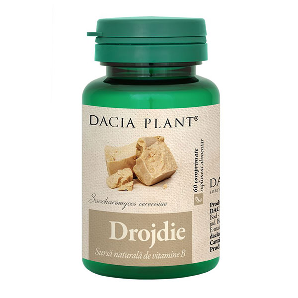 Drojdie Dacia Plant - 60 comprimate