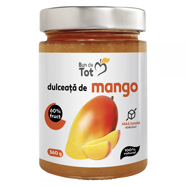 Dulceata de mango (fara zahar) Dacia Plant - 360 g