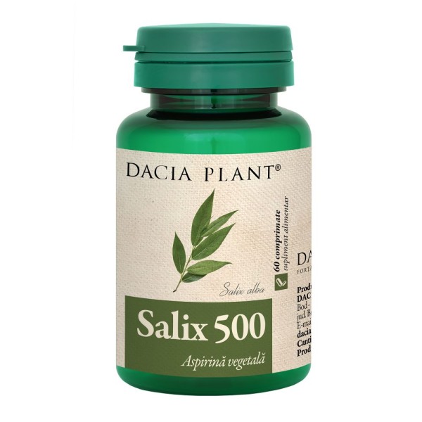 Salix 500 (aspirina vegetala) Dacia Plant - 60 comprimate