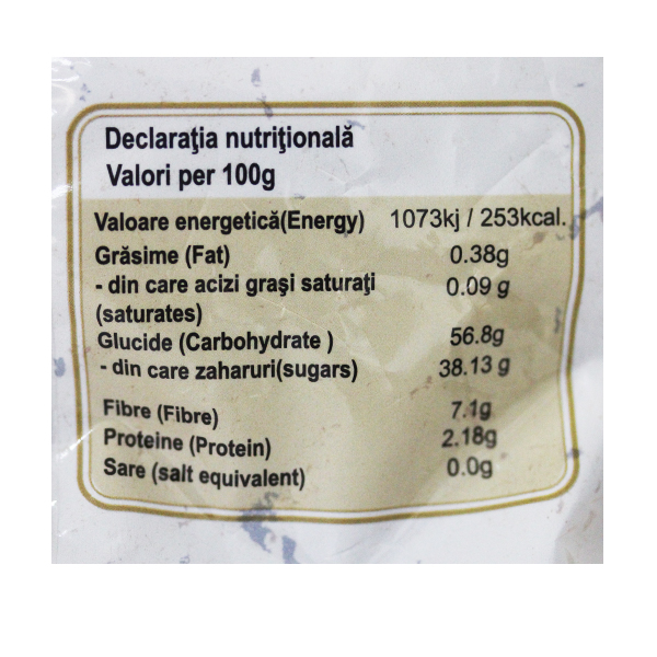 Prune deshidratate fara samburi (fara zahar) Driedfruits - 500 g