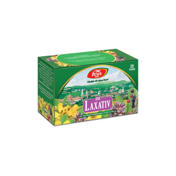 Ceai laxativ (20 pliculete) Fares - 40 g