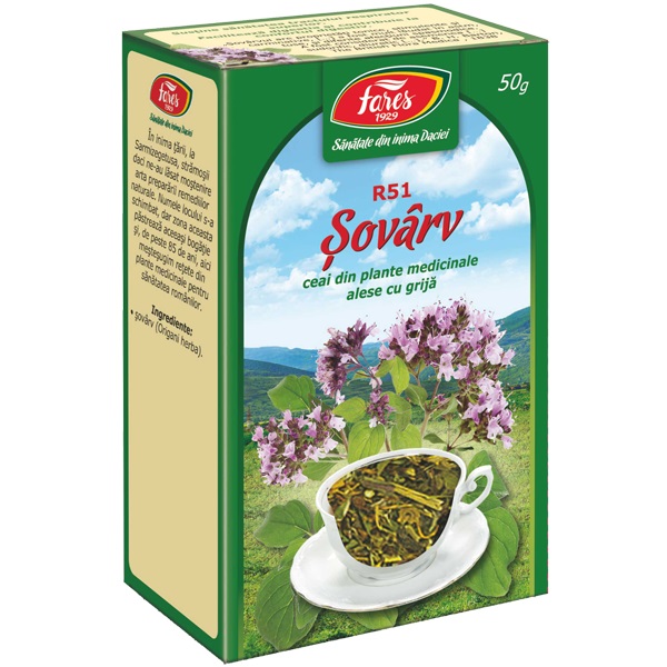 Ceai sovarv iarba (punga) Fares - 50 g