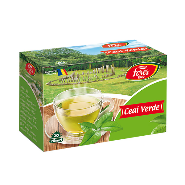 Ceai verde (20 pliculete) Fares - 30 g