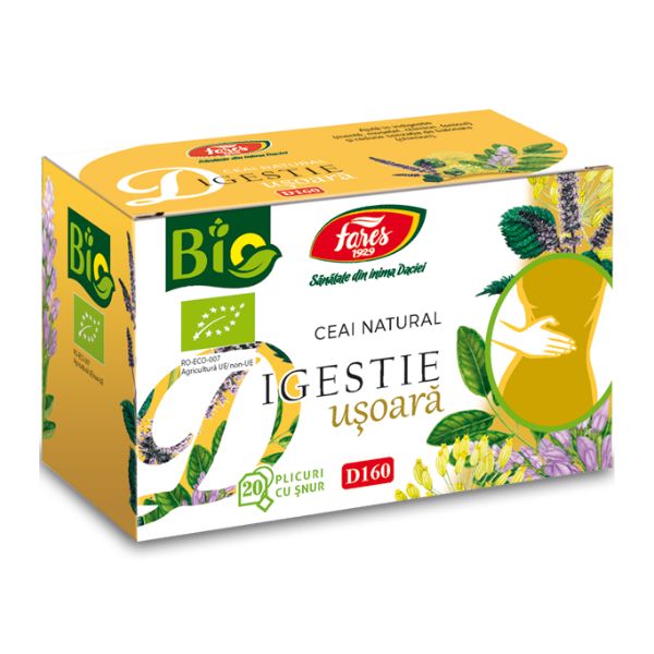 Ceai digestie usoara (20 pliculete) BIO Fares - 30 g