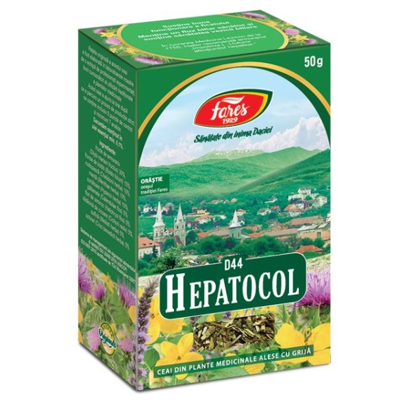 Ceai hepatocol (punga) Fares - 50 g