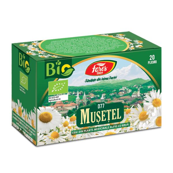 Ceai musetel (20 pliculete) BIO Fares - 20 g