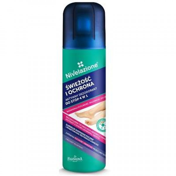 Deodorant pentru picioare  (prospetime & protectie 4 in 1) Farmona - 180 ml