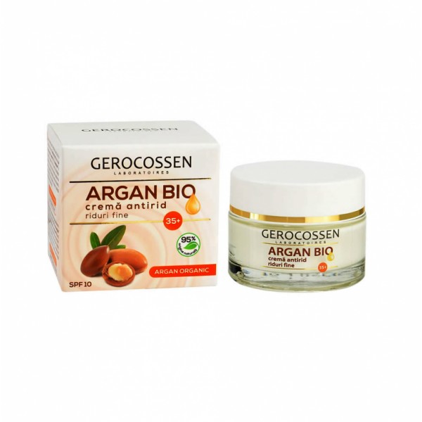Crema antirid riduri fine (35+) SPF 10 Argan BIO Gerocossen - 50 ml