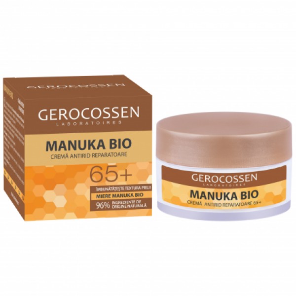 Crema antirid reparatoare (65+) Manuka BIO Gerocossen - 50 ml