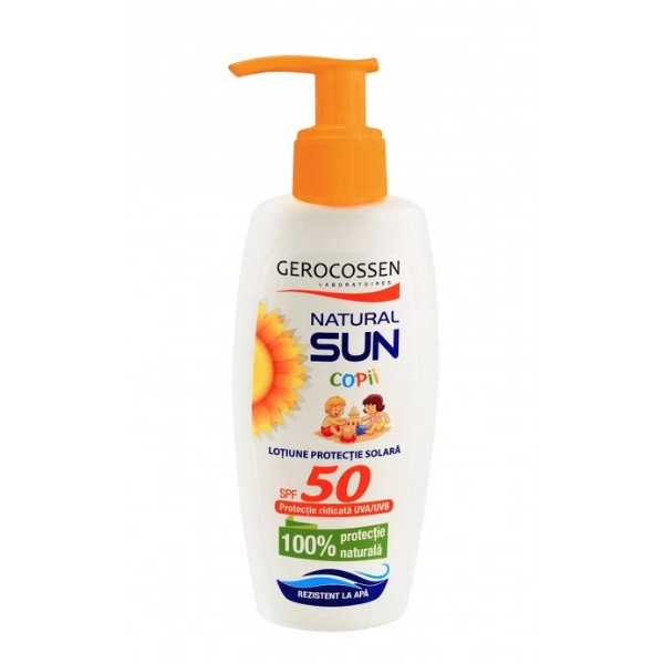 Lotiune SPF 50 pentru copii Natural Sun Gerocossen - 200 ml