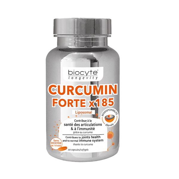 Curcumin Forte x 185 lipozomal Biocyte - 30 capsule