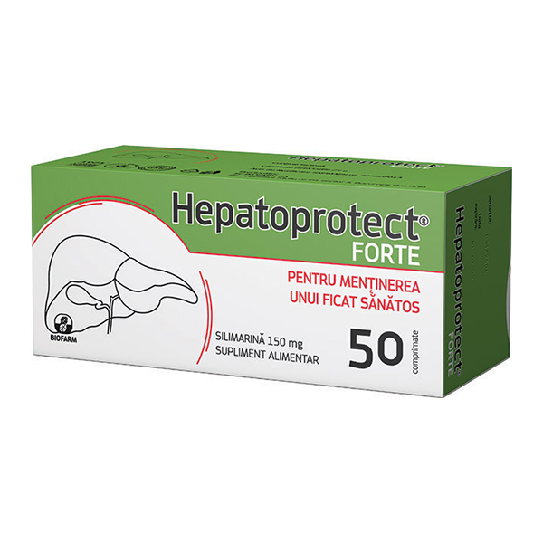 Hepatoprotect forte Biofarm - 50 comprimate