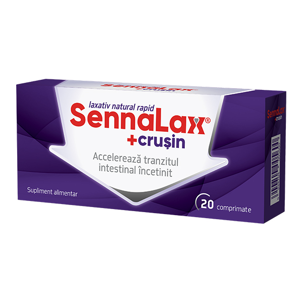 SennaLax plus Crusin Biofarm - 20 comprimate