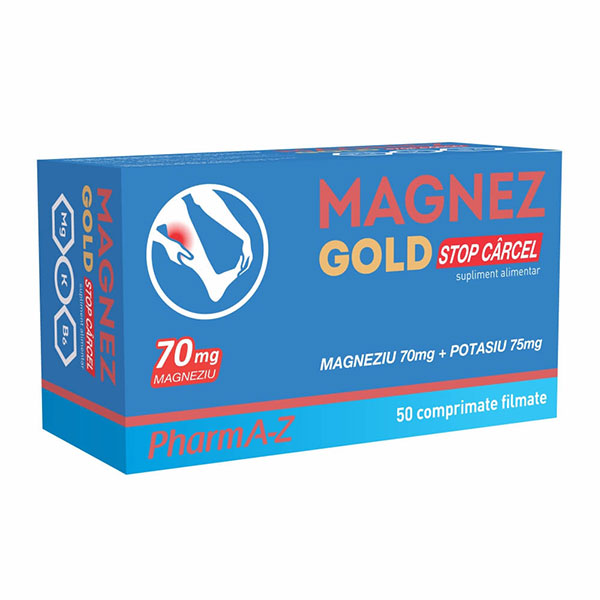 Magnez Gold stop carcel PharmA-Z - 50 comprimate