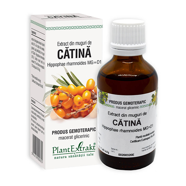 Extract din muguri de catina PlantExtrakt - 50 ml