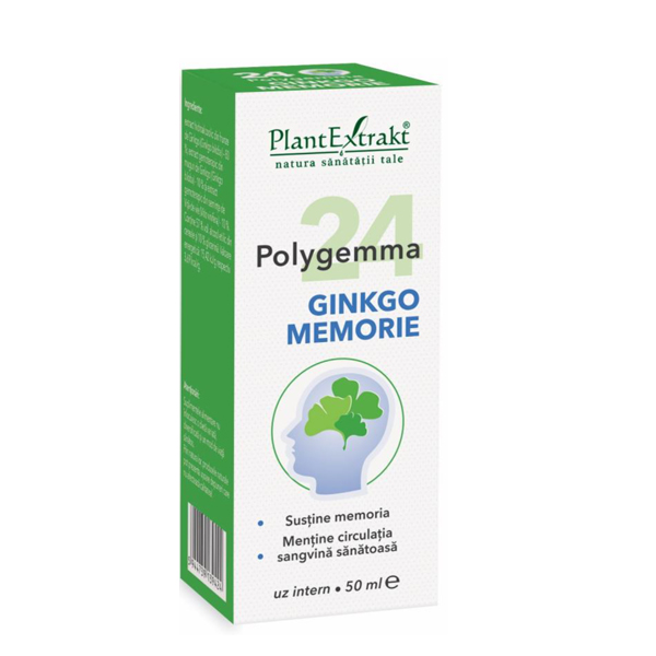 Polygemma nr 24 (ginkgo memorie) PlantExtrakt - 50 ml