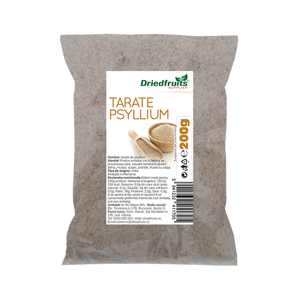 Tarate psyllium Driedfruits - 200 g