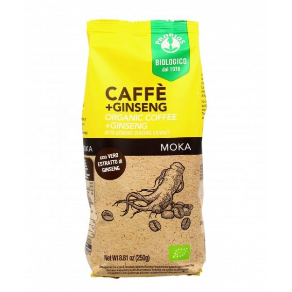 Cafea macinata cu ginseng BIO Probios - 250 g