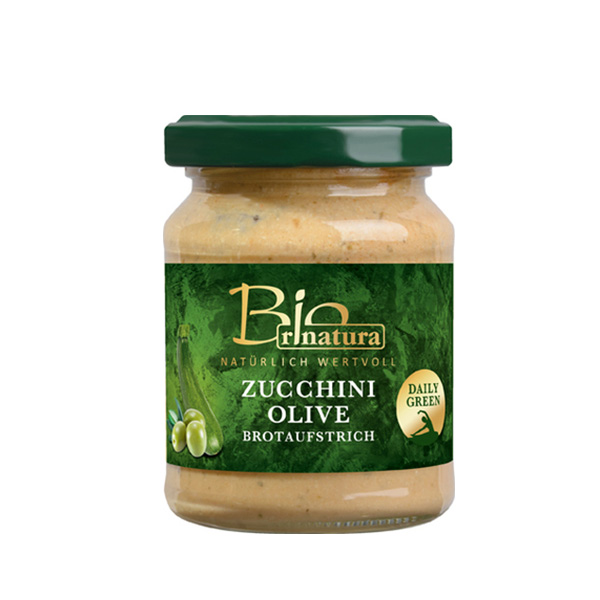 Pateu vegetal zucchini si masline (fara gluten) BIO Rinatura - 115 g