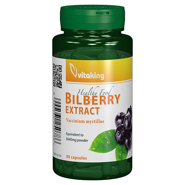 Afine negre (Bilberry) 470 mg Vitaking - 90 capsule