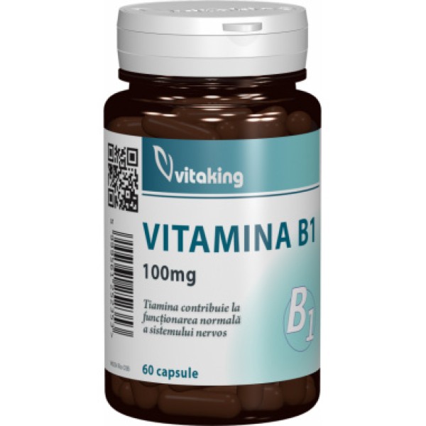Vitamina B1 (Tiamina) 100 mg Vitaking - 60 capsule