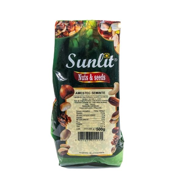 Amestec miez & seminte crude Driedfruits - 500 g