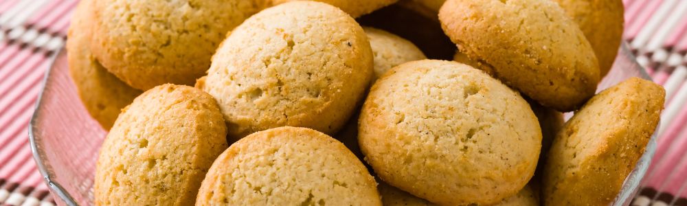 Biscuiți fără gluten din făina de cocos