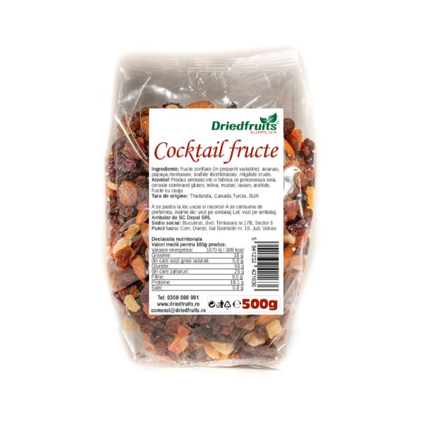 Cocktail fructe Driedfruits - 500 g 