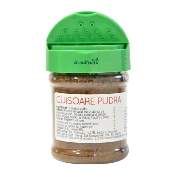 Cuisoare pudra (borcan) Driedfruits - 100 g