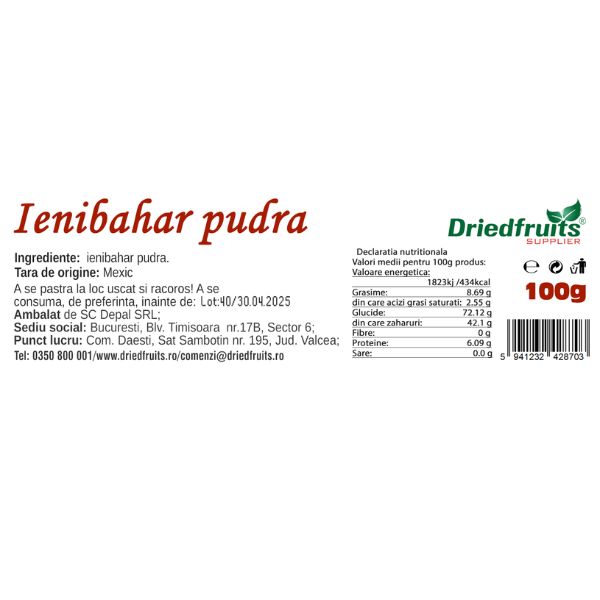 Ienibahar pudra (borcan) Driedfruits - 100 g