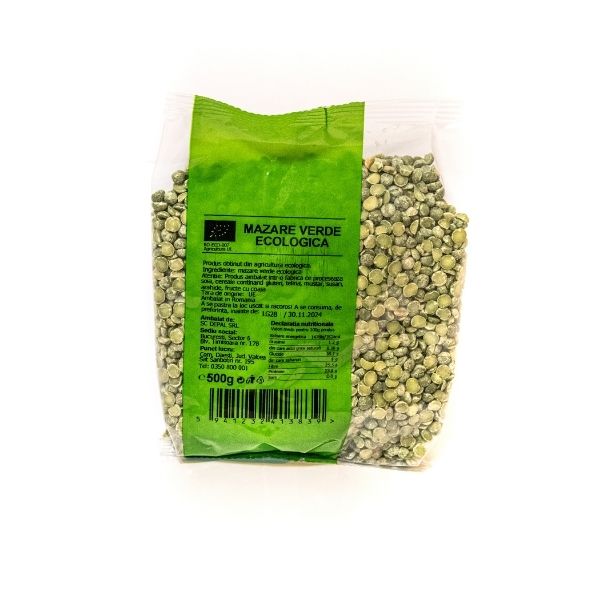 Mazare verde BIO Driedfruits - 500 g