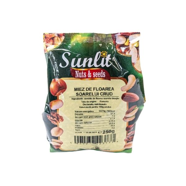 Miez floarea soarelui crud Driedfruits - 250 g