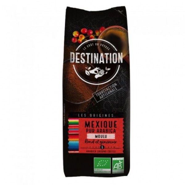 Cafea macinata pur arabica Mexic BIO Destination - 250 g