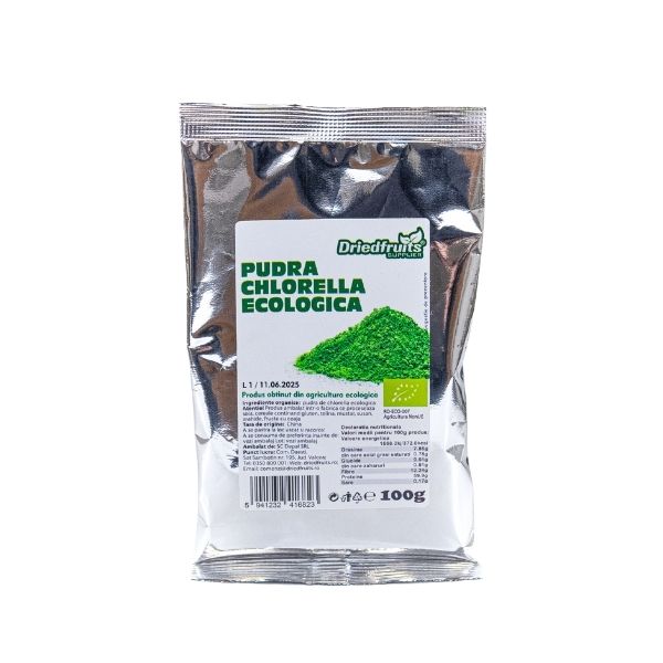 Chlorella pudra BIO Driedfruits - 100 g