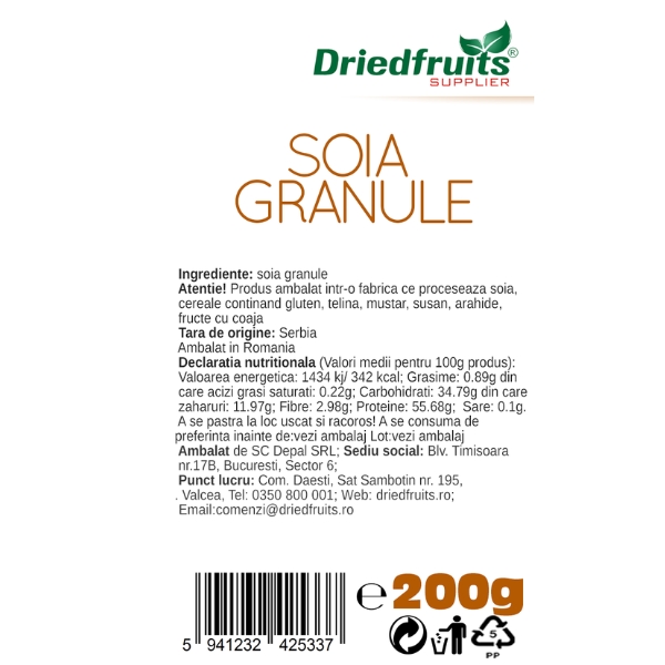 Soia granule Driedfruits - 200 g