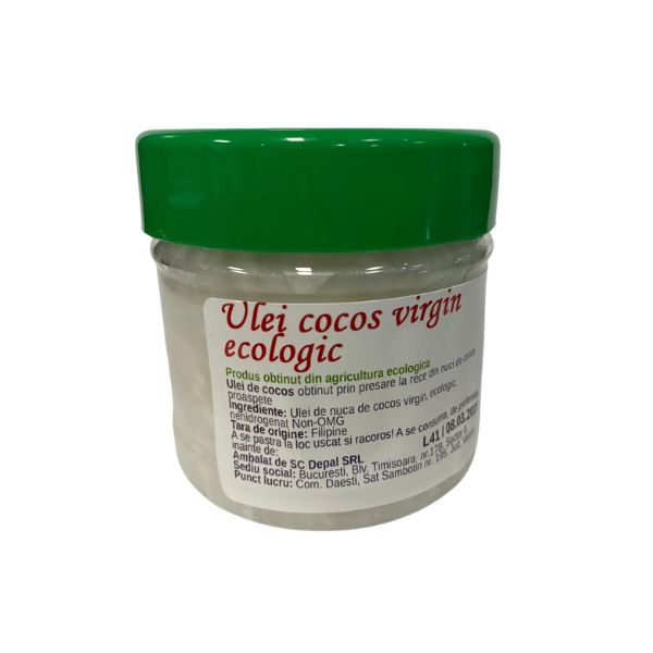 Ulei cocos virgin BIO (presat la rece) Driedfruits - 130 g