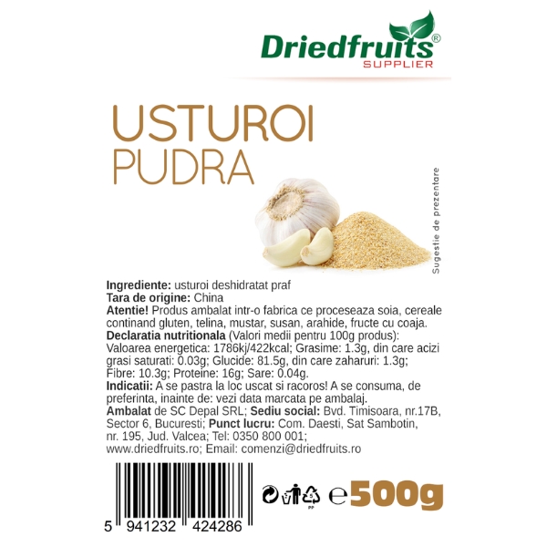 Usturoi pudra Driedfruits - 500 g