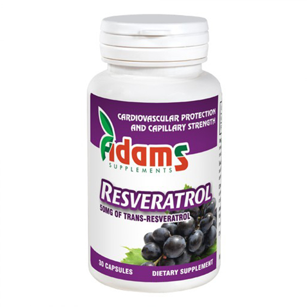 Resveratrol 50 mg Adams Supplements – 30 capsule