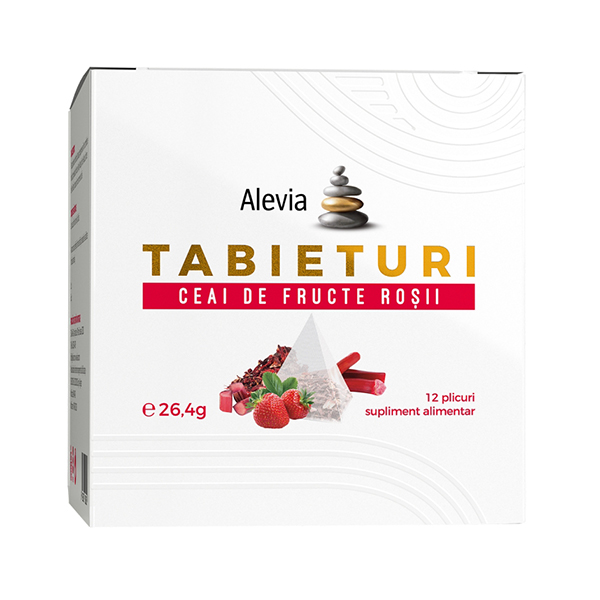 Ceai de fructe rosii Tabieturi (12 plicuri piramida) Alevia - 26.4 g imagine produs 2021 Alevia