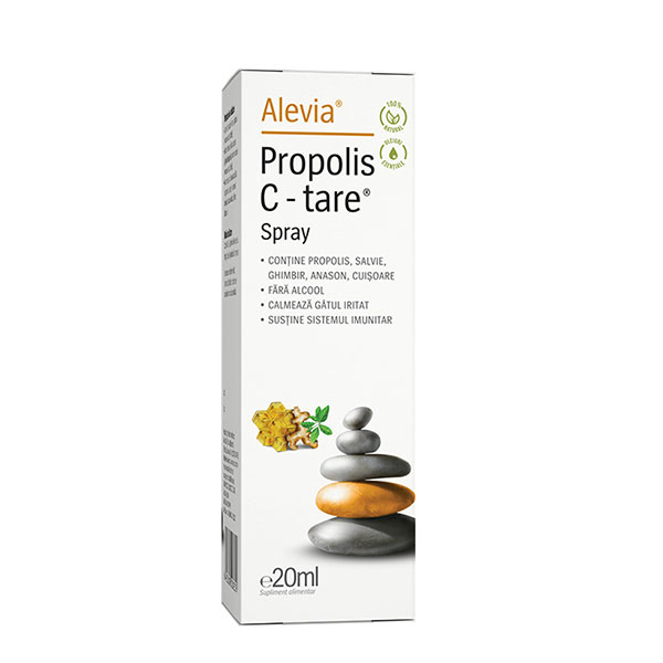 Propolis C-Tare spray 100% natural Alevia – 20 ml Alevia Produse apicole